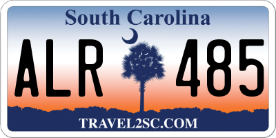 SC license plate ALR485