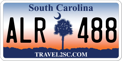 SC license plate ALR488