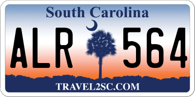 SC license plate ALR564