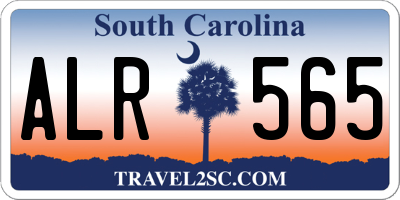 SC license plate ALR565