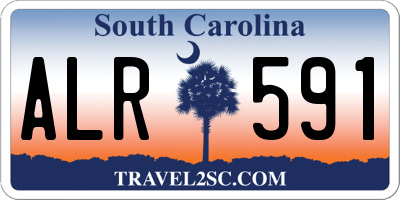 SC license plate ALR591