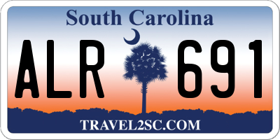 SC license plate ALR691