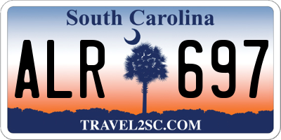 SC license plate ALR697