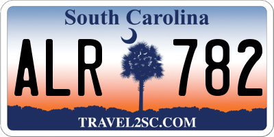 SC license plate ALR782