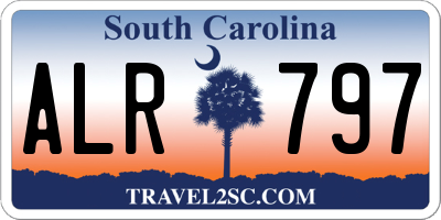 SC license plate ALR797