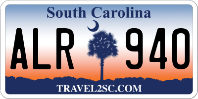 SC license plate ALR940