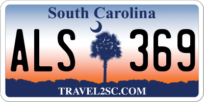 SC license plate ALS369