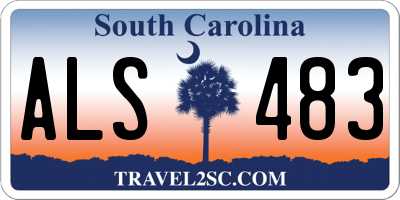 SC license plate ALS483