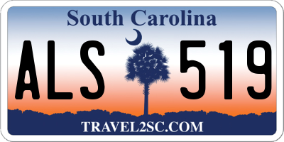 SC license plate ALS519