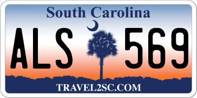 SC license plate ALS569