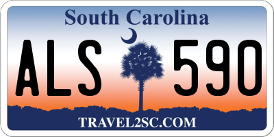 SC license plate ALS590