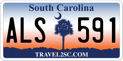 SC license plate ALS591