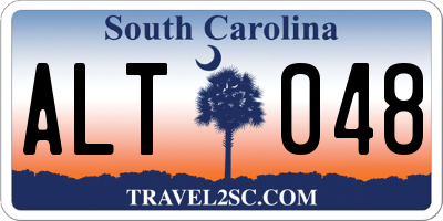 SC license plate ALT048