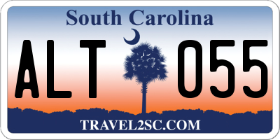SC license plate ALT055