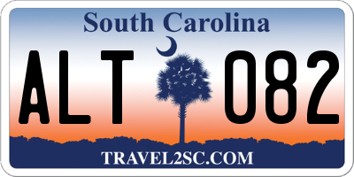 SC license plate ALT082