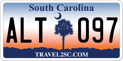 SC license plate ALT097