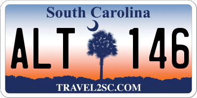 SC license plate ALT146