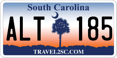 SC license plate ALT185