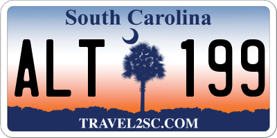 SC license plate ALT199