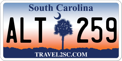 SC license plate ALT259