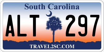 SC license plate ALT297