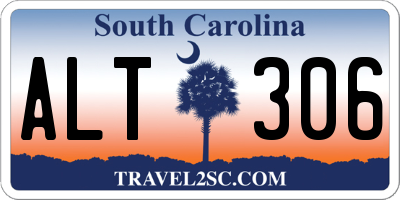 SC license plate ALT306