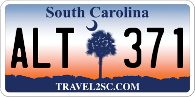 SC license plate ALT371