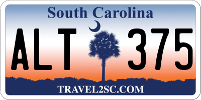 SC license plate ALT375