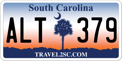 SC license plate ALT379