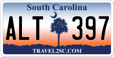SC license plate ALT397