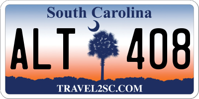 SC license plate ALT408