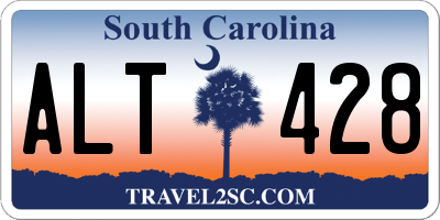 SC license plate ALT428