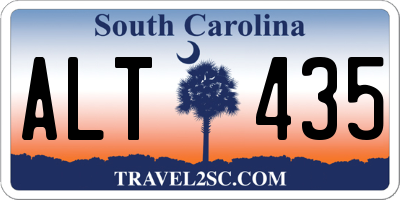 SC license plate ALT435