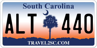 SC license plate ALT440