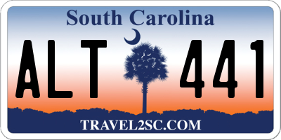 SC license plate ALT441