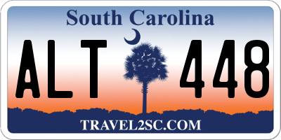 SC license plate ALT448