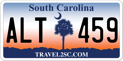 SC license plate ALT459