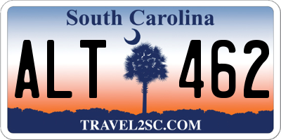 SC license plate ALT462