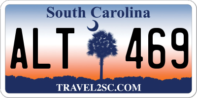 SC license plate ALT469