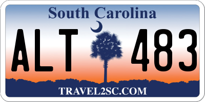 SC license plate ALT483