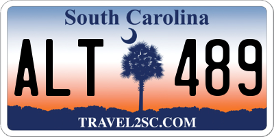 SC license plate ALT489