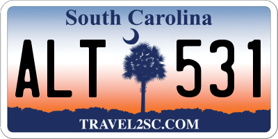 SC license plate ALT531