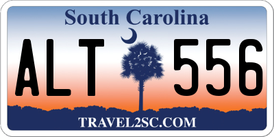 SC license plate ALT556