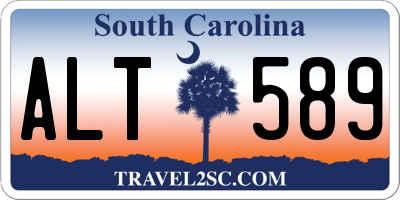 SC license plate ALT589