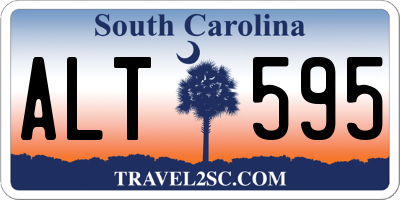 SC license plate ALT595