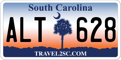 SC license plate ALT628
