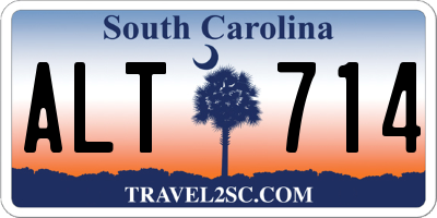 SC license plate ALT714