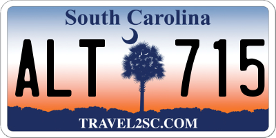 SC license plate ALT715