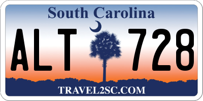 SC license plate ALT728