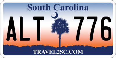 SC license plate ALT776